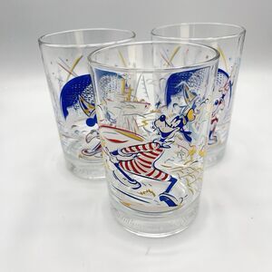 McDonald's WALT DISNEY World 25th Anniversary Glasses Lot Of 3